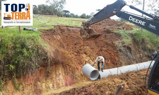 Projeto e infraestrutura de loteamento
