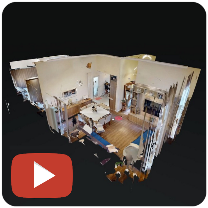Tour virtual 360 navegável do ambiente